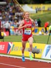 Alex Clay in the under-20s 3000 metres, 2012 Samsung Diamond League, Birmingham.